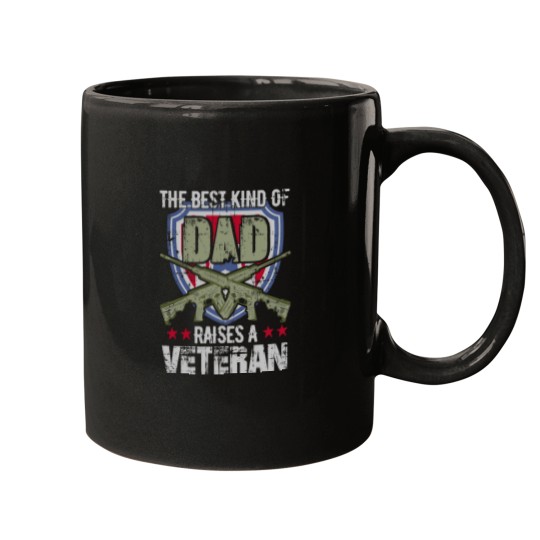 Discover Proud DAD of a Veteran The Best Kind Of DAD Mugs