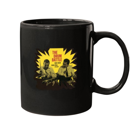 Discover Buddy Rich  Gene Krupa Drum Battle Mugs
