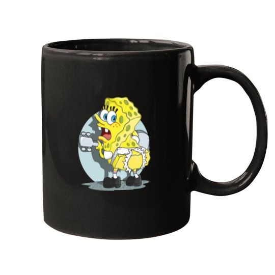 Discover Mademark x SpongeBobss SquarePants SpongeBobss Ripped Pants Pullover Hoodie Mugs
