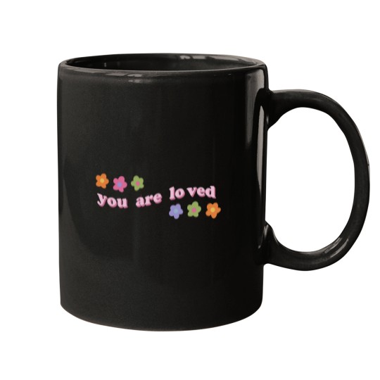 Discover you are loved floral Mugs