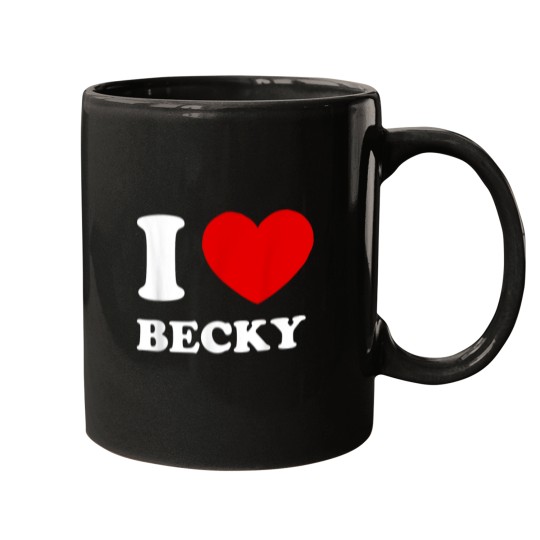 Discover I Love Becky Funny Mug