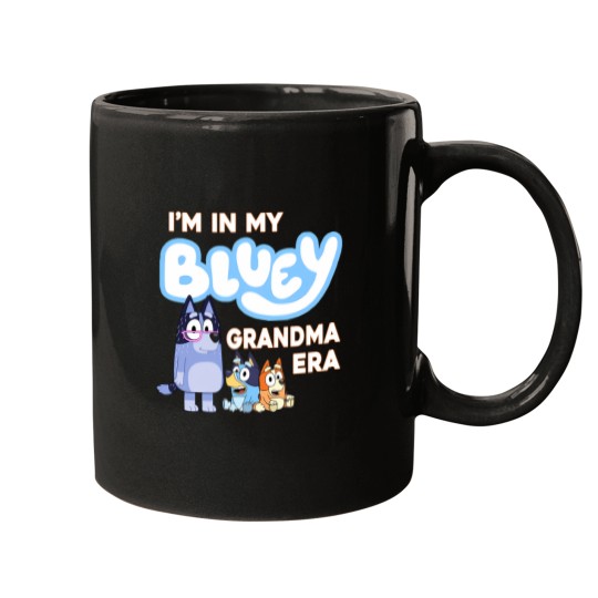 Discover I'M In My BlueyDad Grandma Era Mugs