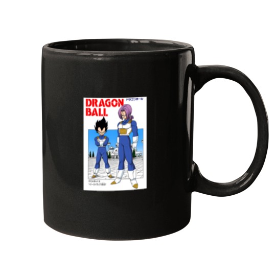 Discover DBZ Vegeta & Trunks Manga Cover Mugs