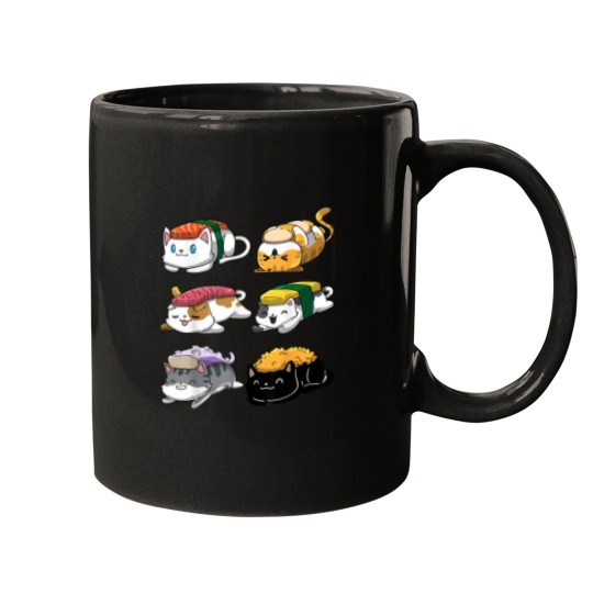 Discover Sushi Cats Sushi Lover Cat Lover Kawaii Anime Ne Mugs