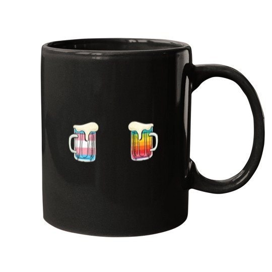 Discover Womens Beer Bra St Patricks Day LGBTQ TransGende Mugs