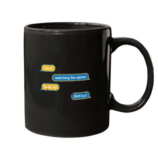 Discover WYD text message Mugs