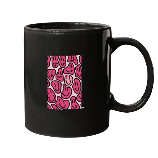 Discover Pink Smileys 1 Mugs