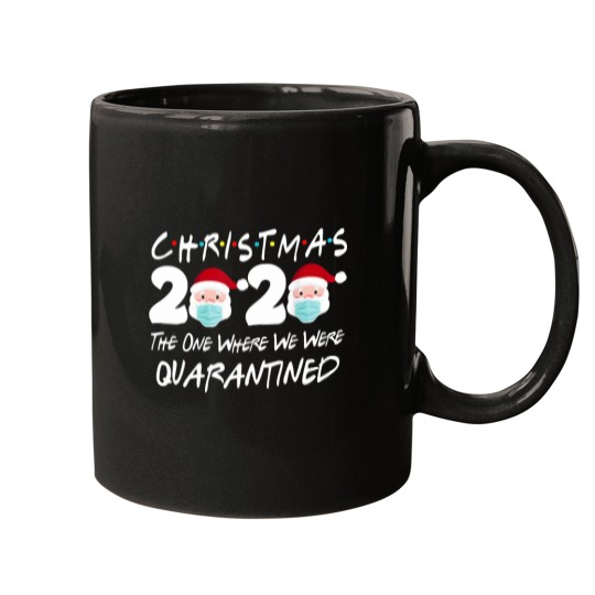 Discover Christmas 2020 Quarantine Christmas Santa Face Wearing Mask Mugs