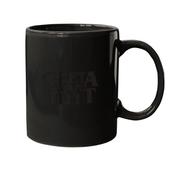 Discover  Greta Van Fleet Black Logo Silver Premium Mugs