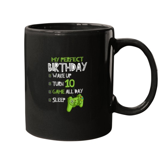 Discover 10th Birthday Gaming 10 Years Old Perfect Gamer Gift Boys Mugs