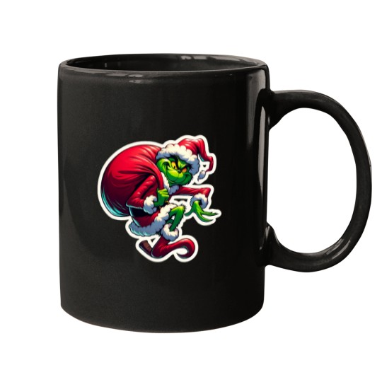 Discover Cute Funny Character Christmas Mug - Fun Xmas Design