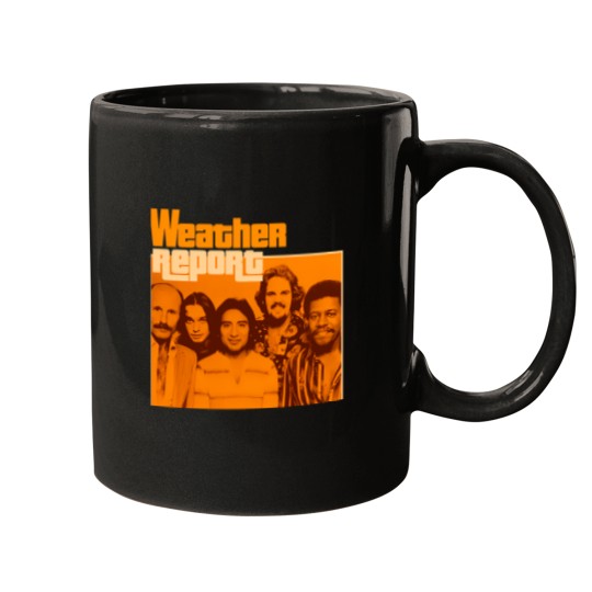 Discover Weather Report Band Mugs