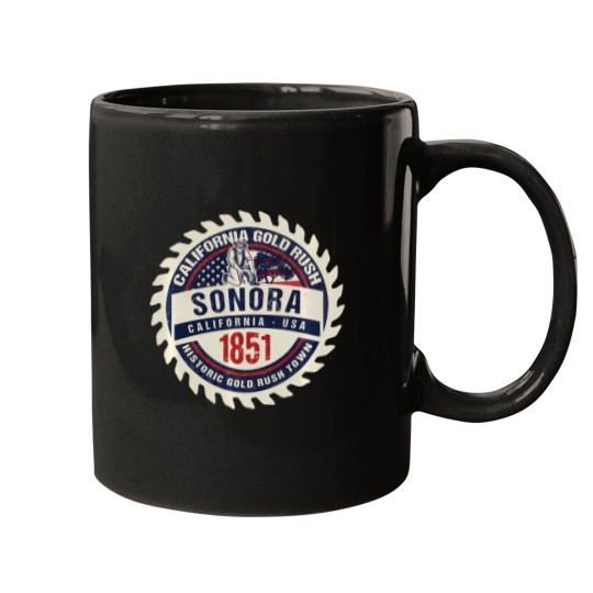 Discover Sonora California Historic Gold Rush Town Souvenir Mugs