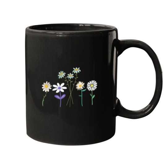 Discover White Daisy FlowersActive Mugs