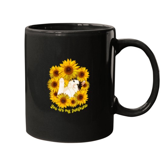 Discover Cat Sunflower Sunshine Mug