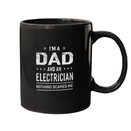 Discover Im A Dad And Electrician For Men Father Funny Gift Mugs