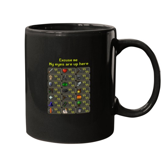 Discover Excuse Me My Eyes Are Up Here Game Mugs