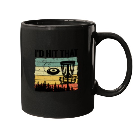 Discover ID Hit That Disc Golf Basket Player Disc Golf 1 Mugs