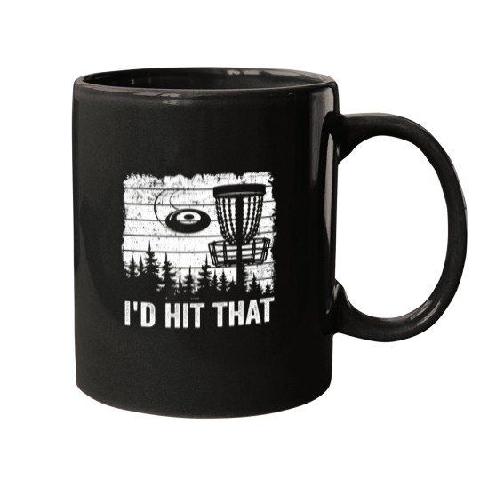 Discover ID Hit That Disc Golf Basket Player Disc Golf Mugs
