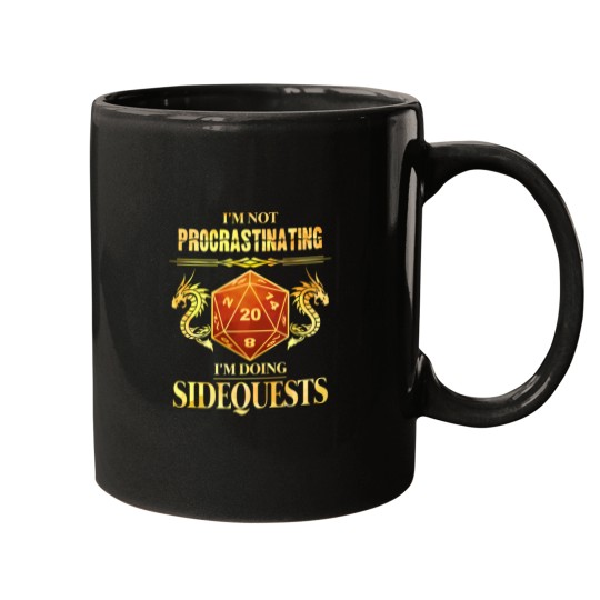 Discover IM Not Procrastinating IM Doing Sidequests D20 Rpg Mugs