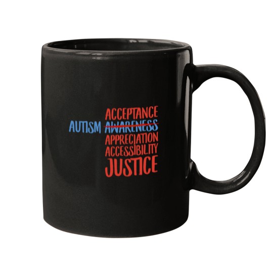 Discover Autism Acceptance Mugs