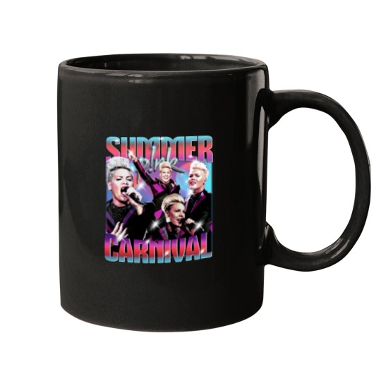 Discover Pink Singer Summer Carnival 2024 Tour Mugs, Trustfall Album Mugs, Pink Singer Tour Mugs