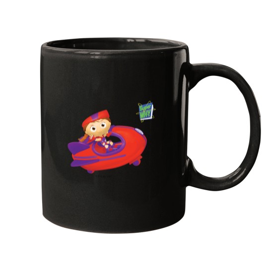 Discover Super WHY! Wonder Red in Plane Mugs