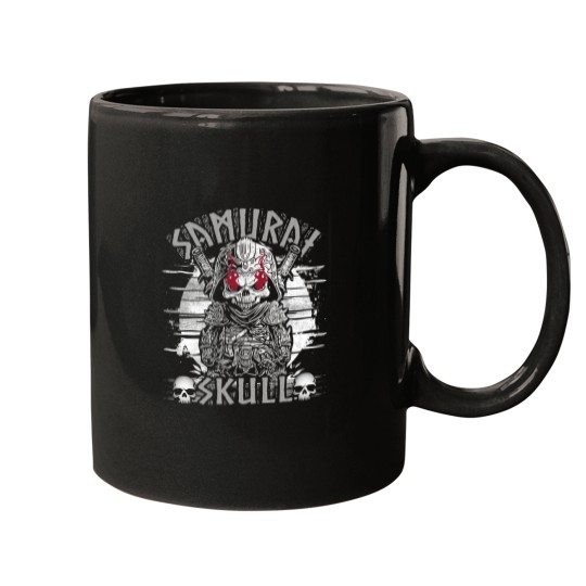 Discover Spirit Of The Samurai Skull   Funny Quotes Mugs
