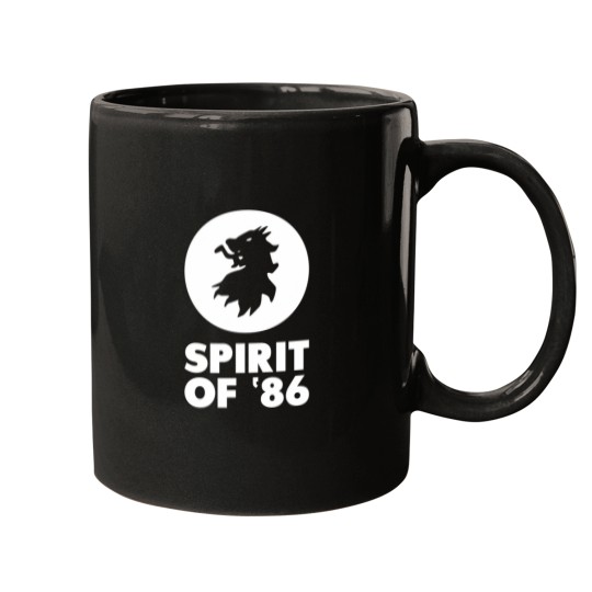 Discover Spirit Of 86   In White Text Mugs