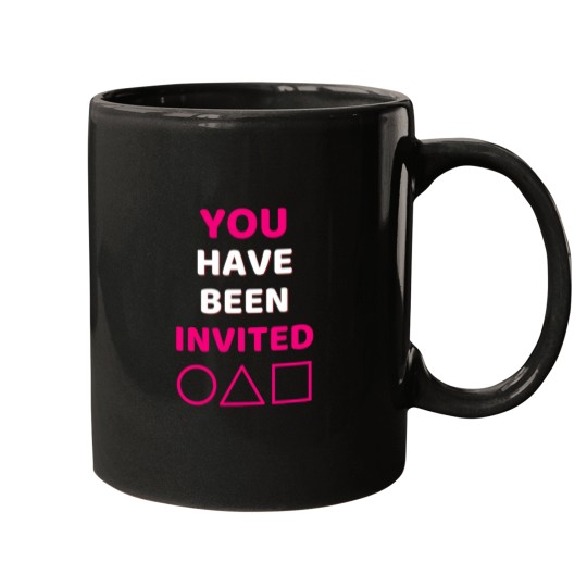 Discover Squid Cosplay Netflix Korean Drama Series  Movie Lovers   You Have Been Invited Mugs