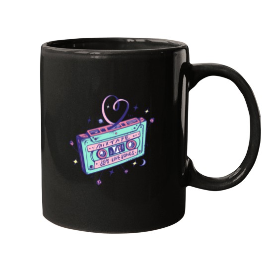 Discover 80S Love Songs Mixtape Mugs