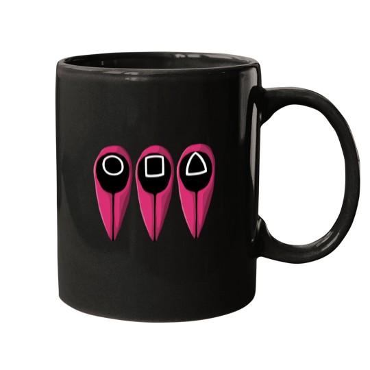 Discover Squid Cosplay Workers Guards Mugs