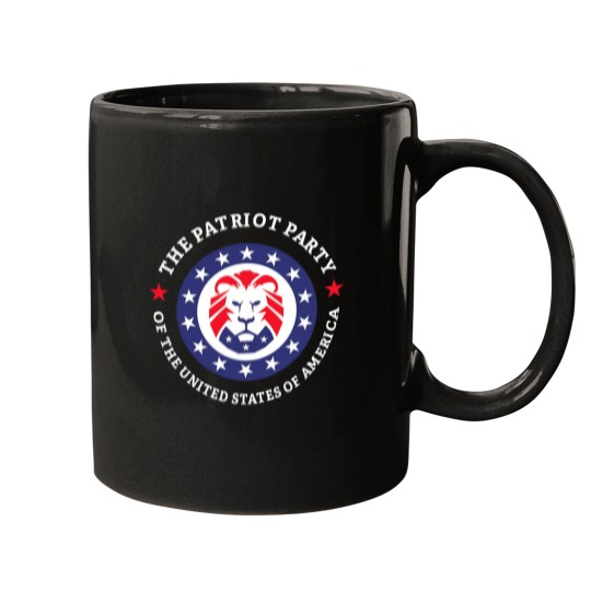 Discover patriot party of united states lion logo Mugs