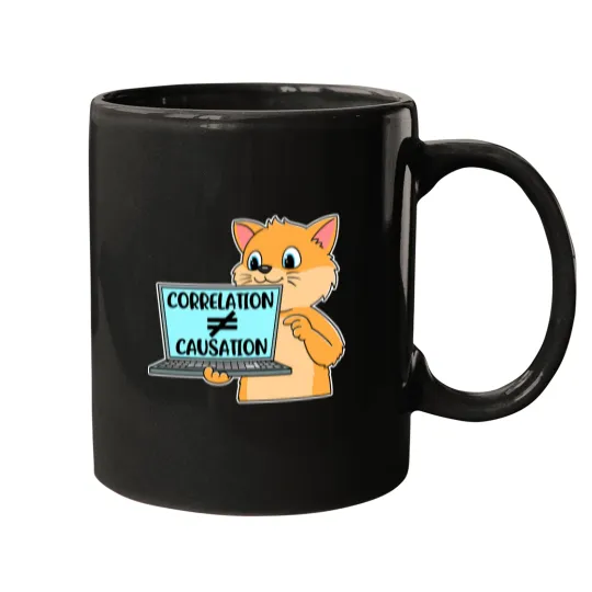 Discover Correlation Causation Funny Data Science Gift Mugs