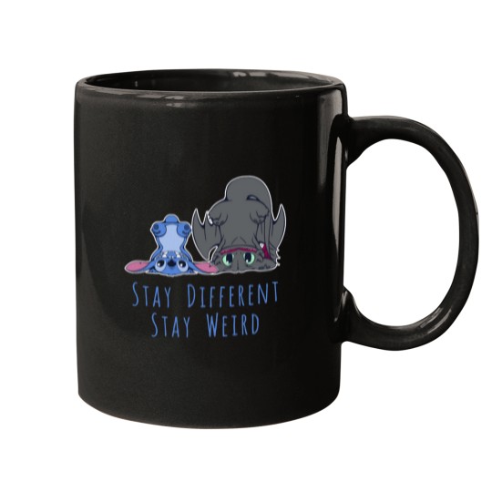 Discover Stay Different Stay Weird Mugs