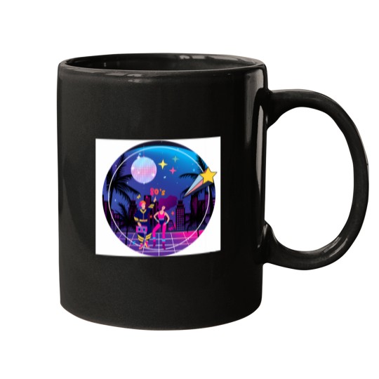 Discover 80S Vibes Night Party 1 Mugs