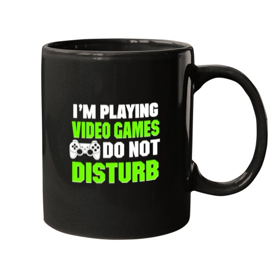 Discover IM Playing Video Games Do Not Disturb Mugs