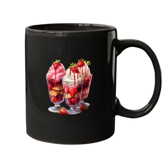 Discover Sweet Indulgence Strawberry Shortcake in Glasses Mugs