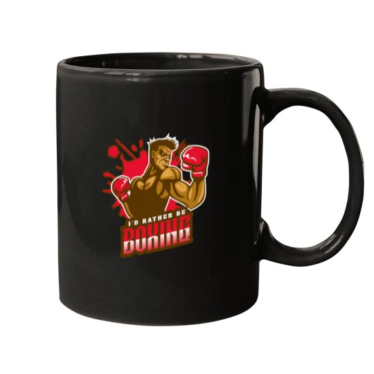 Discover ID Rather Be Boxing 1 Mugs