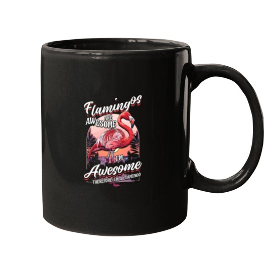 Discover Flamingo Shirt Womens Men Girls Boys Flamingos Are Awesome Mugs
