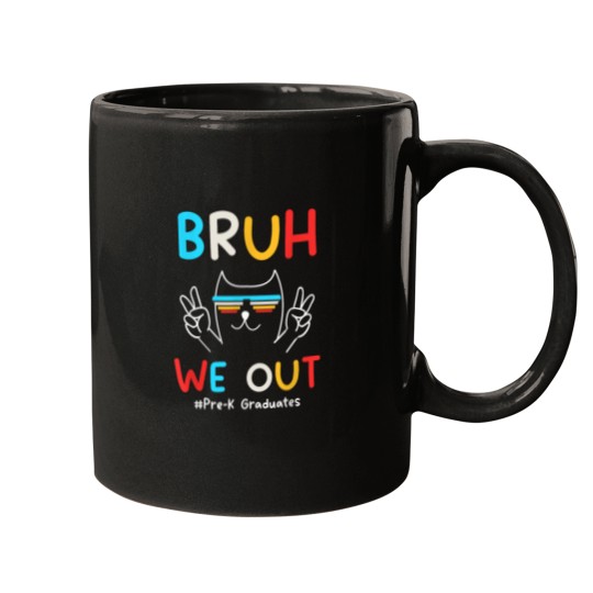 Discover Bruh We Out PreK Grad 2024 Preschool Graduation Mugs