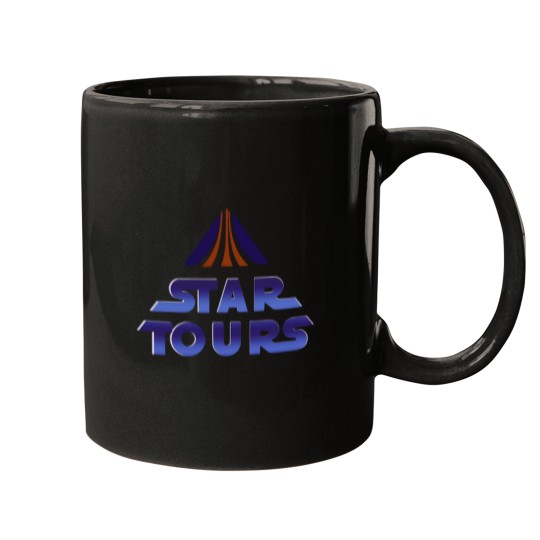 Discover STAR TOURS Monitorscreen logo Mugs