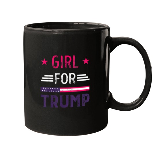 Discover Girl For Trump Shirt Donald Trump Supporter 2020 Shirt Logo cheapss Tee Logo Mugs