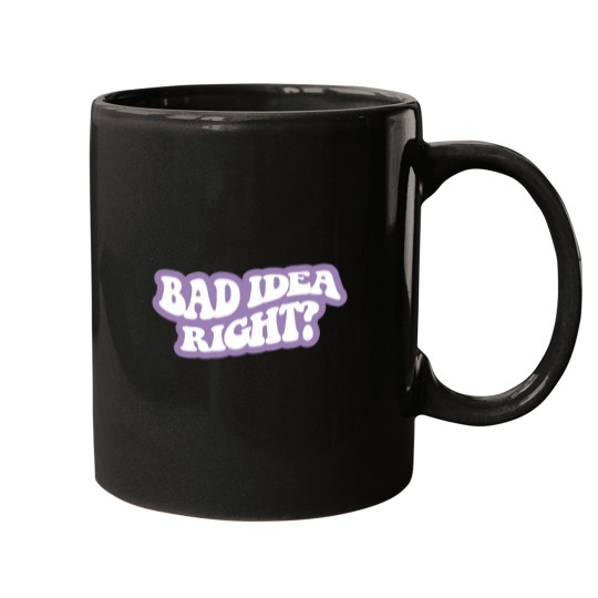 Discover bad idea right White 4 Mugs