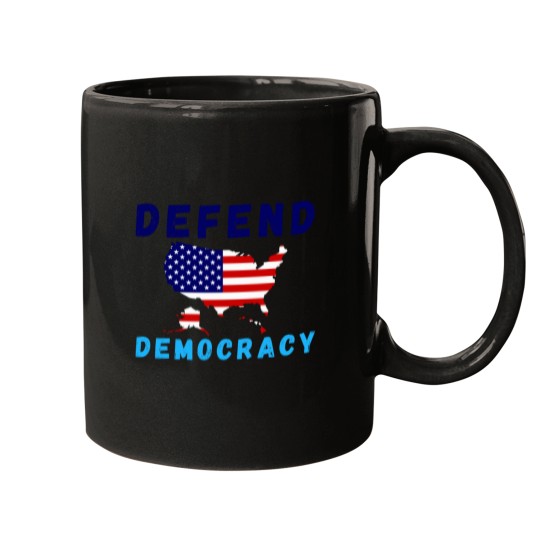 Discover Defend Democracy Protect Votingss Rights Save Vote Electionss Election Mugs