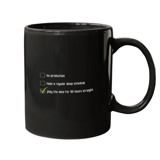 Discover playing the sims for 30 hours Mugs