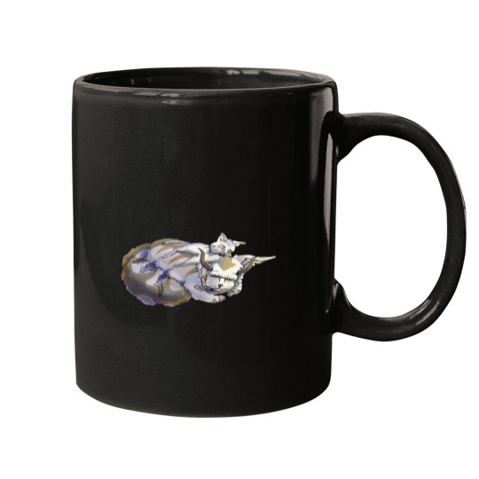 Discover Cats sleeping on each other cat Aang and Appa Mugs