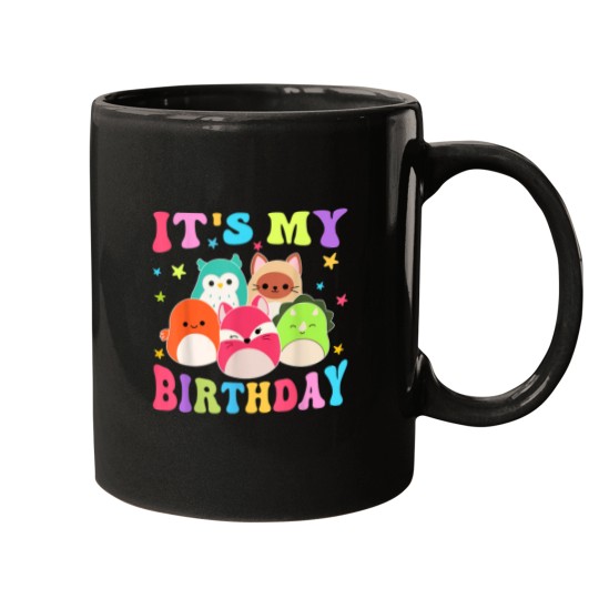 Discover Birthday Squish Squad Great Gifts Cute for Kids Mugs