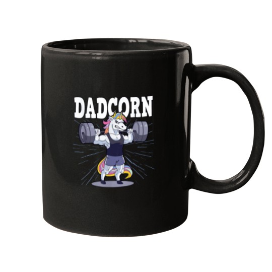 Discover Dadcorn Daddy Unicorn Grandpa Uncle Fathers Day Mugs
