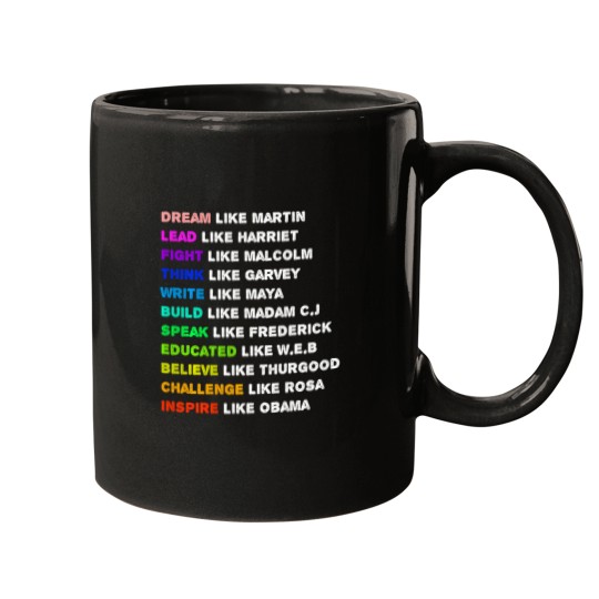 Discover Dream Like Martin Lead Like Harriet Women Black History Gift Mugs